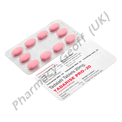 Tadarise Pro-20 (Tadalafil) 20mg Tablets