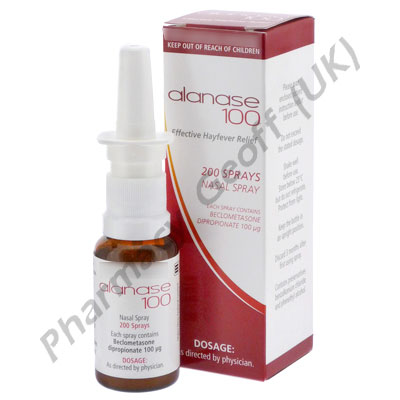 Beclomethasone Nasal Spray (Alanase) - 100mcg (20ml Bottle)