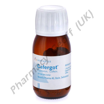 Cafergot (Caffeine/Ergotamine) - (100 Tablets)