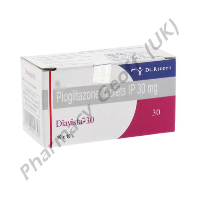 Pioglitazone (Diavista) - 30mg (10 Tablets)