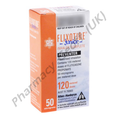 Flixotide Inhaler (Fluticasone Propionate) - 50mcg (120 Doses)