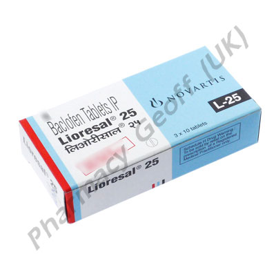 Lioresal (Baclofen) - 25mg (10 Tablets)