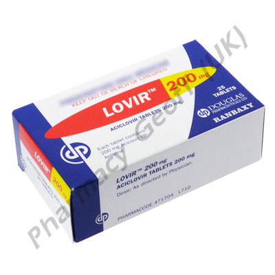 Lovir (Aciclovir) - 200mg (25 Tablets)