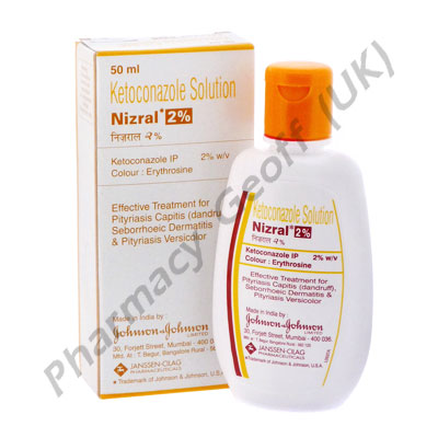 Ketoconazole Shampoo (Nizral) - 2% (50mL Bottle)