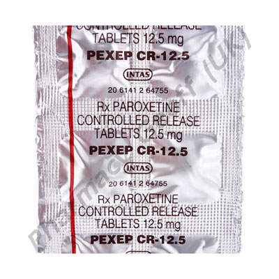 Paroxetine Controlled Release (Pexep CR) - 12.5mg (10 Tablets)