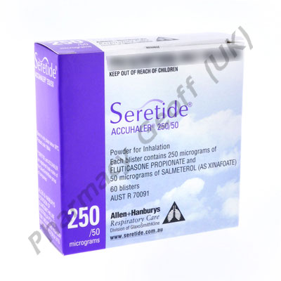 Seretide Accuhaler (Salmeterol/Fluticasone Propionate) - 250/50 (60 Doses)