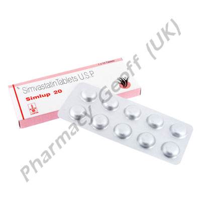 Simvastatin (Simlup) - 20mg (10 Tablets)