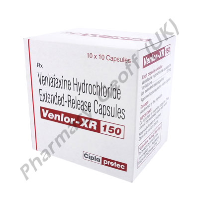 Venlor XR (Venlafaxine) - 150mg (10 Capsules)