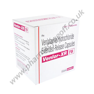 Venlor XR (Venlafaxine) - 75mg (10 Capsules)
