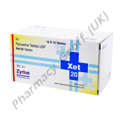 Paroxetine (Xet) - 20mg (10 Tablets)