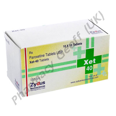 Paroxetine (Xet) - 40mg (10 Tablets)