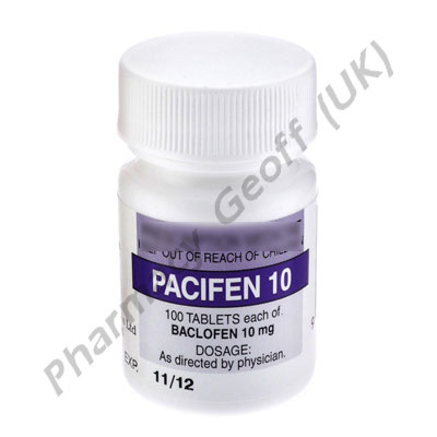 Baclofen (Pacifen) - 10mg (100 Tablets)