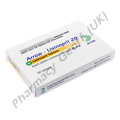 Lisinopril - 20mg (30 Tablets)