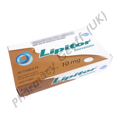 Lipitor (Atorvastatin) - 10mg (30 Tablets)