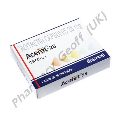 Aceret-25 (Acitretin) - 25mg (10 Capsules)