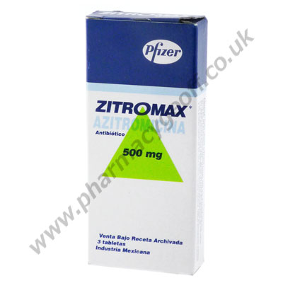 Zithromax (Azithromicin) - 500mg (3 Tablets)