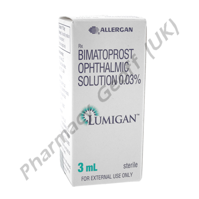 Lumigan Eye Drops (Bimatoprost) - 0.3mg/mL (3mL) (Turkish Packaging)