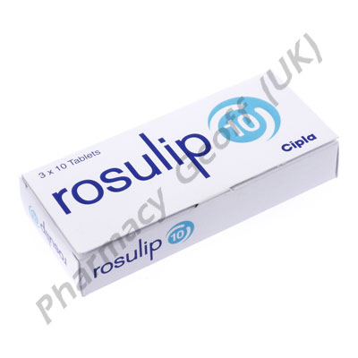 Rosuvastatin (Rosulip) - 10mg (10 Tablets)