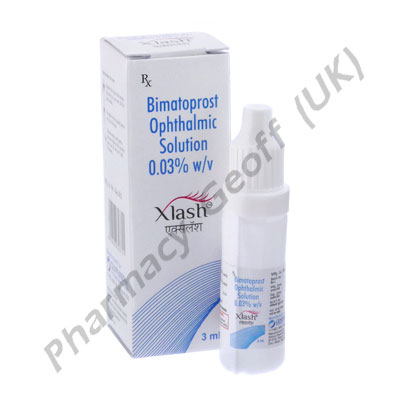 X-Lash (Bimatoprost Ophthalmic Solution) - 0.03% (3mL) + 1 Applicator Brush