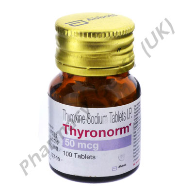 Thyronorm (Thyroxine Sodium) - 50mcg (100 Tablets)