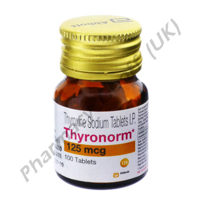 Thyronorm (Levothyroxine) - 125mcg (100 Tablets)