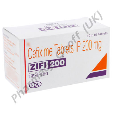 Cefixime (Zifi) - 200mg (10 Tablets)