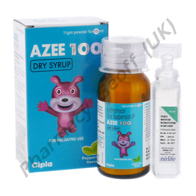 Azithromycin Solution (Azee 100) - 100mg (15ml)