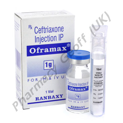 Ceftriaxone Injection (Oframax) - 1gm (10ml)