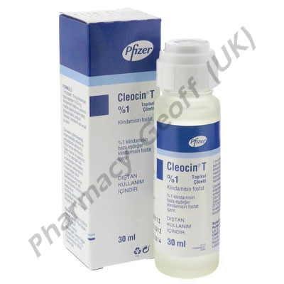 Cleocin T Topical Solution (Clindamycin) - 1% (30mL)