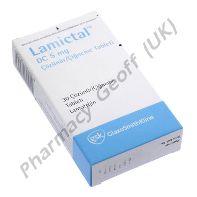 Lamictal DC (Lamotrigine) - 5mg (30 Tablets)