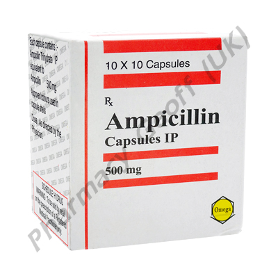 Ampicillin (Ampicillin) - 500mg (10 Capsules)