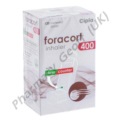 Foracort 400 Inhaler (Budesonide/Formoterol) - 400mcg/6mcg (1 Bottle)