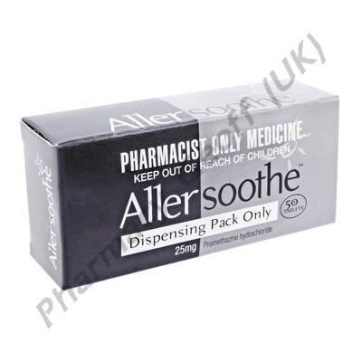 Allersoothe (Promethazine Hydrochloride) - 25mg (50 Tablets)