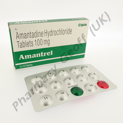 Amantrel (Amantadine Hydrochloride) - 100mg (2 x15 Tablets)