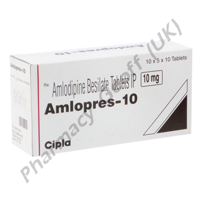 Amlopres (Amlodipine Besilate) - 10mg (10 Tablets)