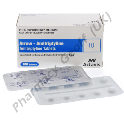 Arrow-Amitriptyline (Amitriptyline Hydrochloride) - 10mg (100 Tablets)