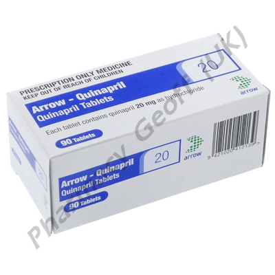 Arrow-Quinapril (Quinapril Hydrochloride) - 20mg (90 Tablets)