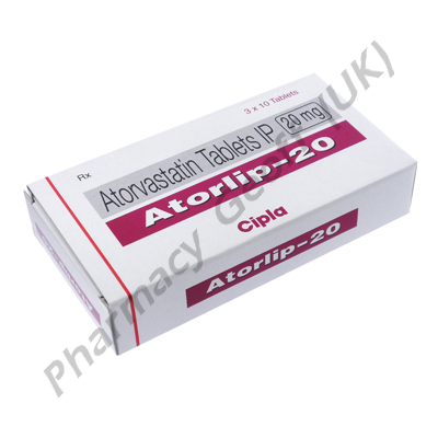 Atorlip (Atorvastatin Calcium) - 20mg (15 Tablets)