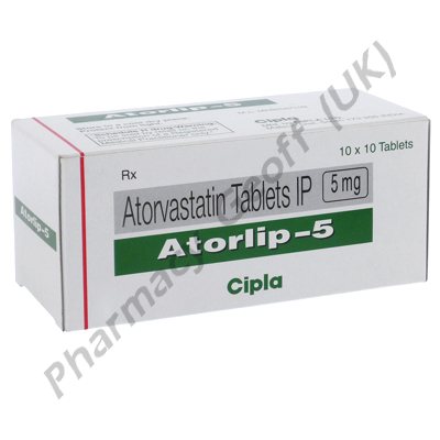 Atorlip (Atorvastatin Calcium) - 5mg (30 Tablets)