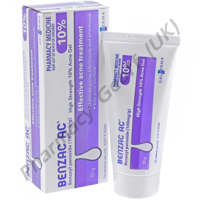 Benzac AC Gel (Benzoyl Peroxide) - 100mg/g (50g Tube)