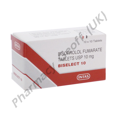 Biselect 10 (Bisoprolol Fumarate) - 10mg (10 Tablets)