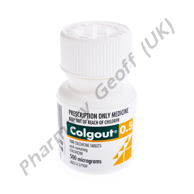 Colgout (Colchicine) - 0.5mg (100 Tablets)