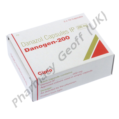 Danogen-200 (Danazol) - 200mg (10 Capsules)