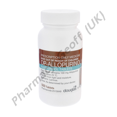 DP-Allopurinol (Allopurinol) - 100mg (500 Tablets)