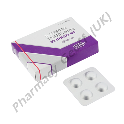 Elipran 40 (Eletriptan) - 40mg (4 Tablets)