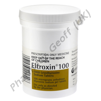 Eltroxin (Levothyroxine Sodium) - 100mcg (1000 Tablets)