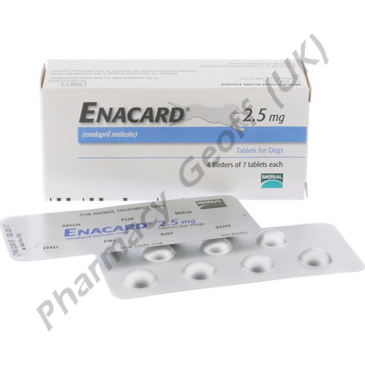 Enacard (Enalapril Maleate) - 2.5mg (28 Tablets)