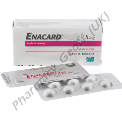 Enacard (Enalapril Maleate) - 5mg (28 Tablets)