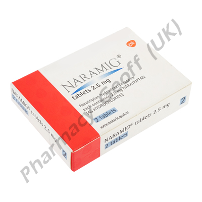 Naramig (Naratriptan) - 2.5mg (2 Tablets)
