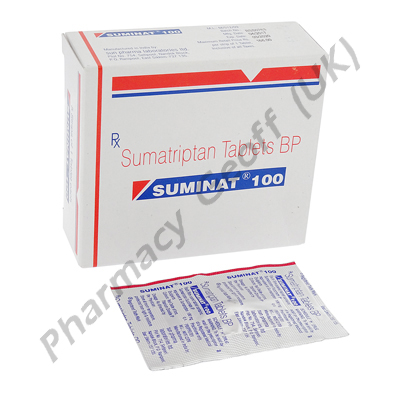 Suminat (Sumatriptan)  - 100mg (1 Tablet)